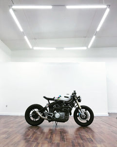 de stijl moto Yamaha XV750